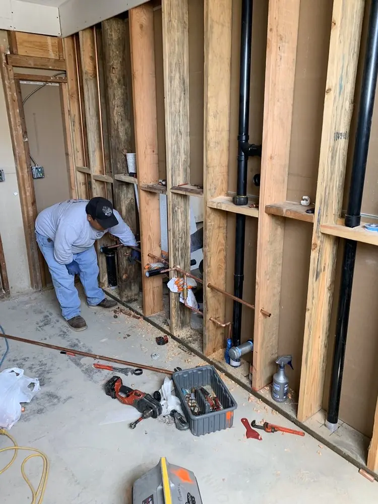 Commercial rough-in plumbing for Trenchless Sewer Repair in Beaufort